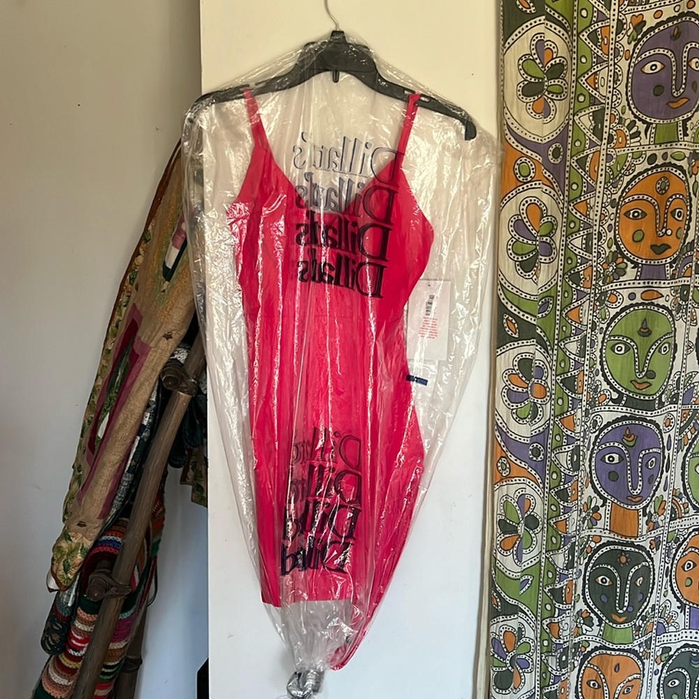 NWT Honey and Rosie Hot Pink Cutout Tassel Mini/ Homecoming Dress